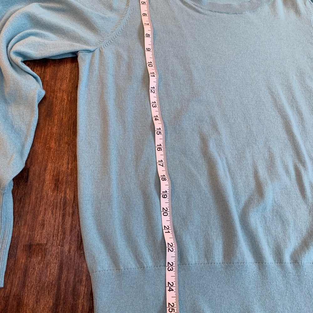 NWOT Boden Light Blue Balloon Sleeve Sweater - Picture 4 of 5